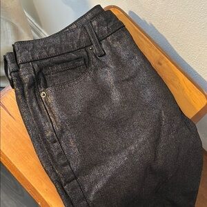 Sparkly Black Denim Jeans
